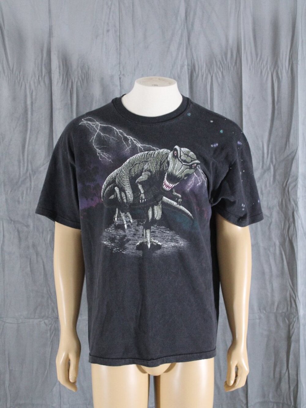 Vintage Graphic T-shirt - T-Rex Big and Wrap Graphic - Men's Large
